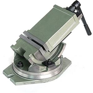 Queeucaer Morsa per macchine di precisione, fresatrici, morsa per trapano, banco da lavoro, girevole in acciaio CNC, ad alta precisione, larghezza ganasce, 100 mm