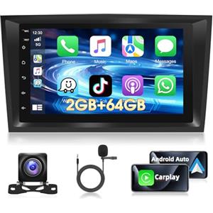 Motorsi Autoradio Android 15 Motorsi per Opel Astra Antara Corsa Zafira Meriva Vivaro Combo Signum Tigra Twin Top, IOS Carplay 2+64G Anroid Auto Radio 2 Din Car Stereo con GPS WiFi EQ Bluetooth Obd2 DVR DAB+