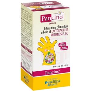 PEDIATRICA Pancino Gocce 10 ml - Integratore con Lactobacillus rhamnosus GG per l'equilibrio della flora intestinale