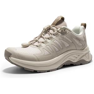 NORTIV 8 Scarpe da Trekking da Donna Stivali da Montagna Trekking Caccia Sneakers Antiscivolo Leggero Esterno Traspirante Leggero,Size 37,Cachi,SNHS242W