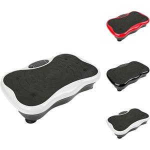 Supfine Pedana vibrante con motore incredibilmente silenzioso, 95 livelli + 5 programmi di allenamento, fino a 120 kg, con telecomando, elastici da allenamento, display LCD, per allenamento completo per