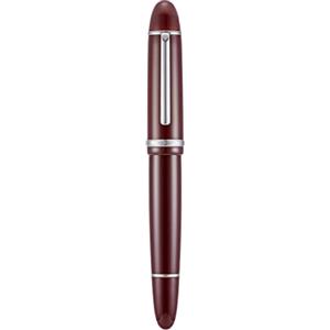 erofa Jinhao X159, Penna stilografica con pennino extra fine, bordeaux con clip argentata, in acrilico, di grandi dimensioni