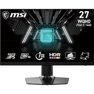 MSI G272QPF E2 Monitor Gaming da 27" WQHD - Pannello Rapid IPS (2560 x 1440), 180 Hz / 1ms GtG, Gamut di Colori 125% sRGB, Adaptive-SYNC - DP 1.4, HDMI 2.0b CEC