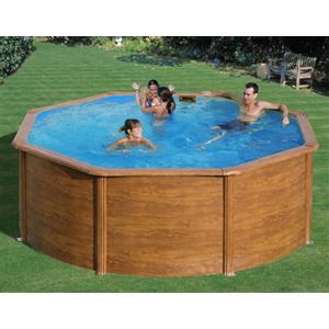 Ø 3,50 m - h 1,32 m GRE MAURITIUS CONNECT - Piscina rotonda fuori terra - filtro a sabbia