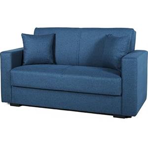 Arredo Stock Divano letto moderno Afrodite (Blu, 2 posti) 155x80x87 cm