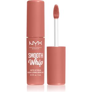 NYX Professional Makeup Smooth Whip Matte Lip Cream 4 ml - Rossetto Cremoso Opaco con Burro di Karité e Cacao