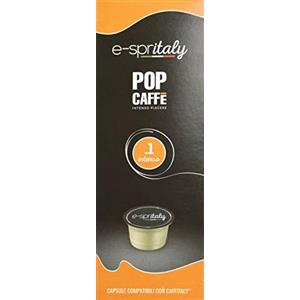 POP CAFFE' E-Spritaly .1 Intenso 100 capsule compatibili Caffitaly e Caffitaly Professional