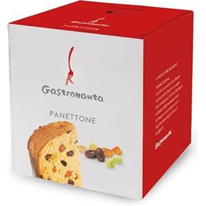 Gastronauta Panettone Classico con Uvetta e Canditi, 750g, Lievito Madre, Lievitazione 12 Ore | Elegante astuccio