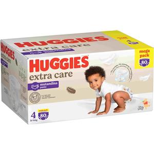 HUGGIES Pannolini Huggies Extra Care Mutandina Megapack - Taglia 4 - 9-14 Kg - 80 Pezzi