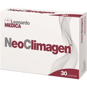 Leonardo Medica NeoClimagen - Integratore alimentare in compresse per il benessere durante la menopausa con soia, cimifuga, trifoglio e salvia