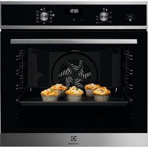 Electrolux Serie 600 Forno Elettrico da Incasso a Vapore Multifunzione, Capacità 72 L, EOD5H40X, Classe A, Ventilato Cottura e Pulizia a Vapore Potenza, 589x596x569 mm, Acciaio Inox