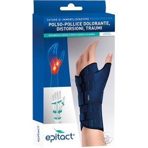 Epitact Tutore di Immobilizzazione Polso-Pollice Sinistra Taglia M - Allevia il Dolore e Facilita il Posizionamento