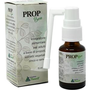 ALCHIMIA BENOIT Srl PROP Ben 15 ml - Integratore con Propoli, Estratti Vegetali, Zinco e Rame per Voce e Mucose