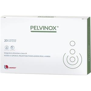 Uriach Pelvinox 20 Compresse - Integratore con PEA, Acido Lipoico e Vitamina D3 per Disturbi Pelvici