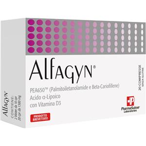 AlfaGyn - Integratore Alimentare con PEA650, Beta-Cariofillene, Acido Alpha-Lipoico e Vitamina D3 - 20 Compresse
