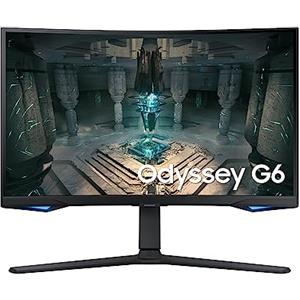 Samsung Monitor 27 cali LS27BG650EUXEN VA 2560x1440 16:9 2xHDMI/1xDP/LAN(RJ45)/2xUSB3.0 1ms(GTG) WiFi/BT gÅ‚oÅ›niki zakrzywiony HAS+PIV 240Hz SMART Gaming 2Yd2d, Nero