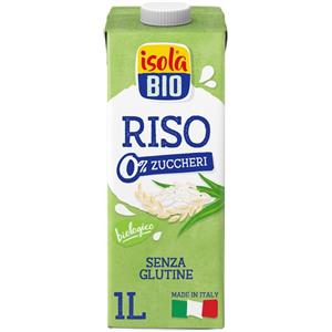 ABAFOODS Srl Bevanda di Riso Biologica 0% Zuccheri Senza Glutine - 1 Litro