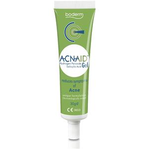 LOGOFARMA ACNAID Gel Viso 30g - Trattamento Anti-Acne con Perossido di Idrogeno e Acido Salicilico