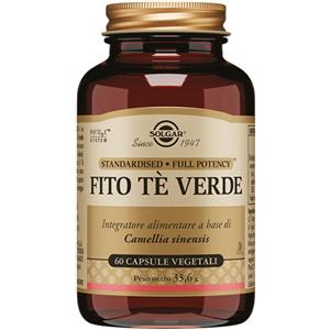 Solgar Fito Tè Verde - Integratore Antiossidante in 60 Capsule Vegetali