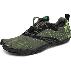 SAGUARO Scarpe Barefoot Minimaliste Uomo Donna Traspiranti Scarpe da Scogli Comode Leggere Scarpette Multisport per Trekking Trail Running Sport Acquatici Palestra, Verde 42 EU