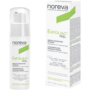 Noreva Exfoliac Peel Siero Concentrato Intensivo 30 ml - Riduce Imperfezioni e Segni dell'Invecchiamento per Pelli Sensibili