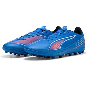 PUMA 6 Play MG, Scarpe da Calcio Unisex-Adulto, Ultra Blue White Glowing Red, 42.5 EU