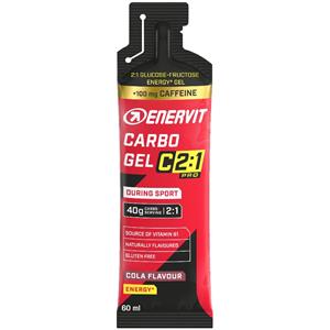 Enervit Carbo Gel C2:1 PRO Cola con Caffeina - Gel Energetico 60 ml