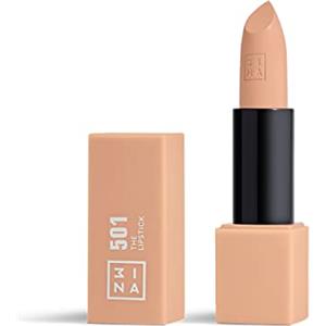 3INA MAKEUP - The Lipstick 501 - Beige classico - Rosetto Beige classico Rossetti Matte Cremosi con Vitamina E e Burro di Karite - Alta Pigmentazione al Profumo di Vaniglia - Vegan - Cruelty Free