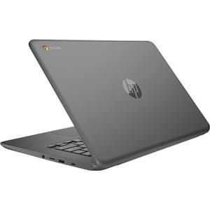 HP Chromebook 14a-ne1000sl Notebook, Intel Celeron N4500, 4GB RAM, 64GB eMMC, Display 14" HD Antiriflesso SVA, Intel UHD Graphics, ChromeOS, Grigio