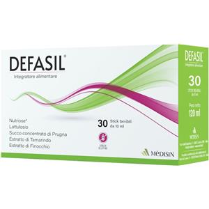 MEDISIN DEFASIL - Integratore Alimentare in Stick da 10 ml per Regolare la Funzione Intestinale