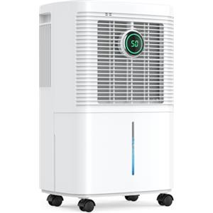 Innvitop Deumidificatore Casa Muffa 16L/24h con Display Digitale Dell'umidità, Deumidificazione Smart, Asciugabiancheria, Timer, Tanica Estraibile, per Camera da Letto, Cantina, Lavanderia