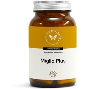 Cento Fiori Miglio Plus - Integratore Alimentare Vegano, 100 Capsule Vegetali per Unghie e Capelli