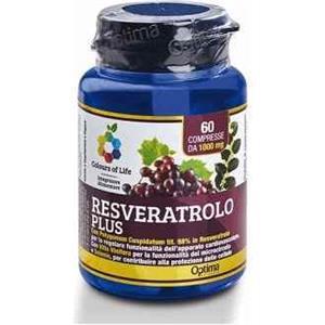OPTIMA NATURALS SRL Optima Colours Of Life Resveratrolo Plus Integratore Microcircolo 60 Compresse
