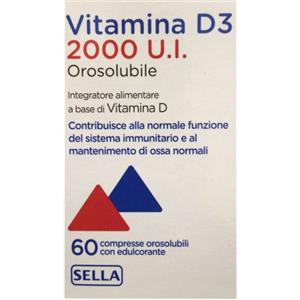 Vitamina D3 2000Ui Orosolubile 60 Compresse