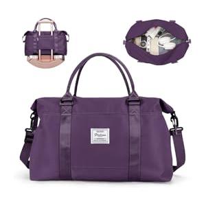 SZLX Ryanair - Borsone da cabina 40 x 30 x 20 cm, borsone da viaggio Wizzair, borsone da viaggio con custodia trolley, separato da asciutto e bagnato, borsa da palestra impermeabile, per donne e