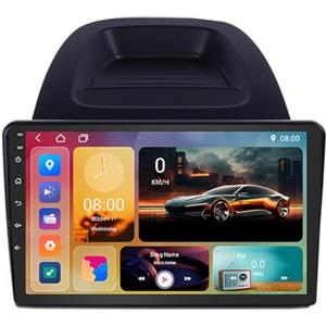 Generico Autoradio stereo HYMLMY Android 15,per Ford EcoSport 2017-2021 Autoradio touch screen IPS da 9'' con Carplay wireless/Android Auto,GPS,WiFi,Bluetooth,supporto OBD2/DVR/DSP (A1 1G+32G)