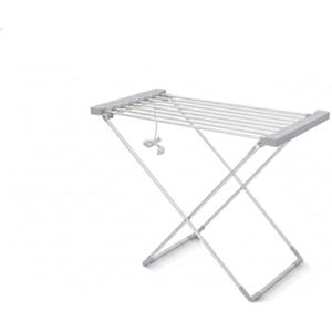 COSE DA CASA Stendino Elettrico 120W Pieghevole Stendibiancheria Riscaldato Salvaspazio 8tubi in Alluminio no ruggine - rapida Asciugabiancheria stenditura 6 metri