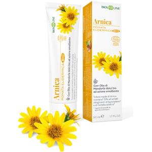 Bios Line Arnica Pomata Eudermica Bio 50 ml - Pomata Lenitiva con Arnica, Ippocastano e Centella
