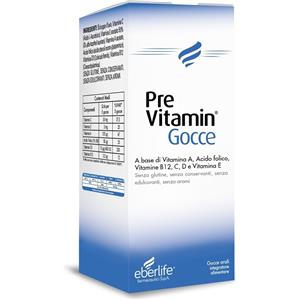 DUPI ITALIA PrevVitamin Gocce 7,5 ml - Integratore Polivitaminico per Neonati con Vitamine A, B12, C, D, E e Acido Folico