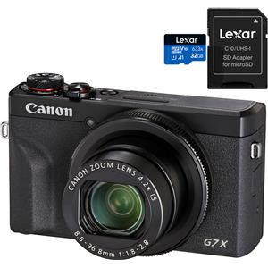 Canon PowerShot G7X Mark III + sd 32GB - nera - Garanzia Canon Italia 2 anni