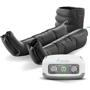 Venen Engel Vein Angel 4 Apparecchio per massaggi a onde con fascia addominale & gambali, 4 camere d'aria, pressione & durata facilmente regolabili, no pressoterapia