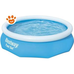 Bestway Piscina Rotonda Fast Set Gonfiabile (Ø305x76cm) con Pompa a Filtro Art. 57270