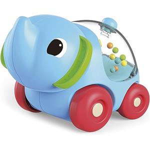 Lisciani Carotina Baby Elephant Car & Puzzle - Macchinina e Gioco Educativo per Sviluppo Sensoriale e Logico
