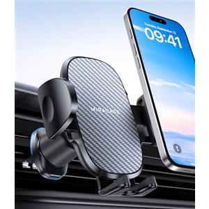 Miracase Porta Cellulare Auto [Gancio Doppio In Metallo] 360° Regolabile Supporto Telefono Auto per Presa D'aria Compatibile con i tutti Smartphones