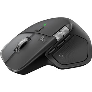 Logitech MX Master 4 per Mac, mouse Bluetooth ergonomico con feedback aptico a prestazioni avanzate, scorrimento ultraveloce, ricarica USB-C, macOS, iPadOS, Windows - Nero