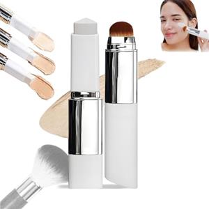 Generico Stick Fondotinta Coreano Cambia Colore con Pennello - Fondotinta Stick 2 in 1, Texture Idratante, Coprenza Naturale, Effetto Uniforme e Luminoso a Lunga Tenuta (Naturale)