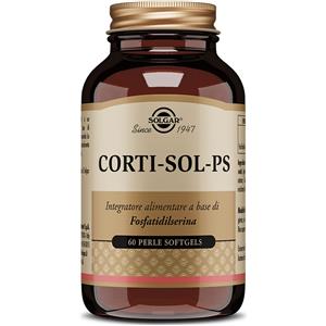 Solgar Corti-Sol-PS 60 Perle Softgels - Integratore Alimentare a Base di Fosfatidilserina per Memoria e Stress