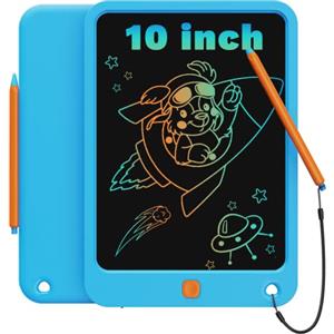 TEKFUN Tavoletta Grafica Bambini 10 Pollici, Lavagnetta Cancellabile Bambini Lavagnetta Magnetica, Bambin Giocattolo Giochi Regalo di Compleanno Bambina Bambino 2 3 4 5 6 + Anni (Blu)