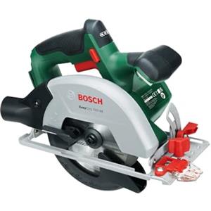 Bosch 18V System Sega circolare a batteria EasyCirc 18V-48 (Taglio di materiali in legno fino a 48 mm; incl. adattatore per aspiratore, guida parallela)