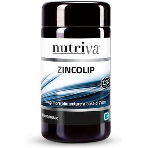 GIURIATI GROUP Nutriva Zincolip - Integratore Alimentare a Base di Zinco per Sistema Immunitario e Funzioni Cognitive - 90 Compresse